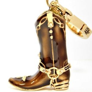 New Juicy Couture Cowboy boot Charm RODEO COWGIRL WESTERN BOHO EQUESTRIAN COWBOY